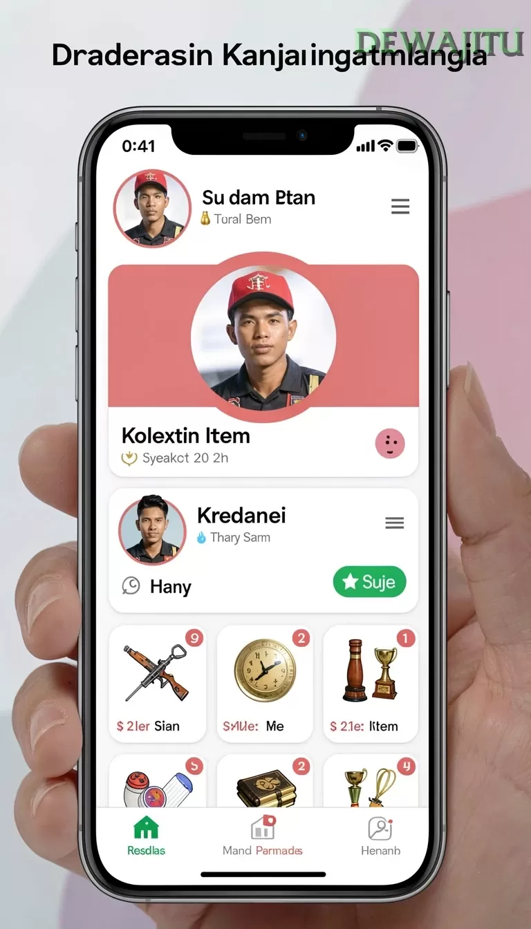 Cuplikan layar YY123 — aktivitas
